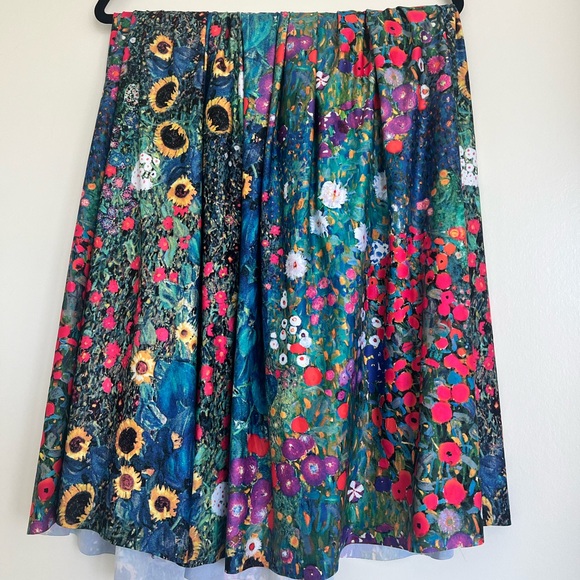Blackmilk KLIMT COLLAGE SLINKY POCKET SKIRT Size Medium NWOT - Picture 6 of 7